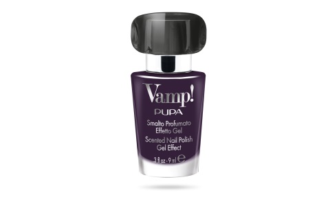 Pupa Vamp! Smalto Profumato Effetto Gel Deep Violet 9ml - Colore Intenso e Fragranza Unica