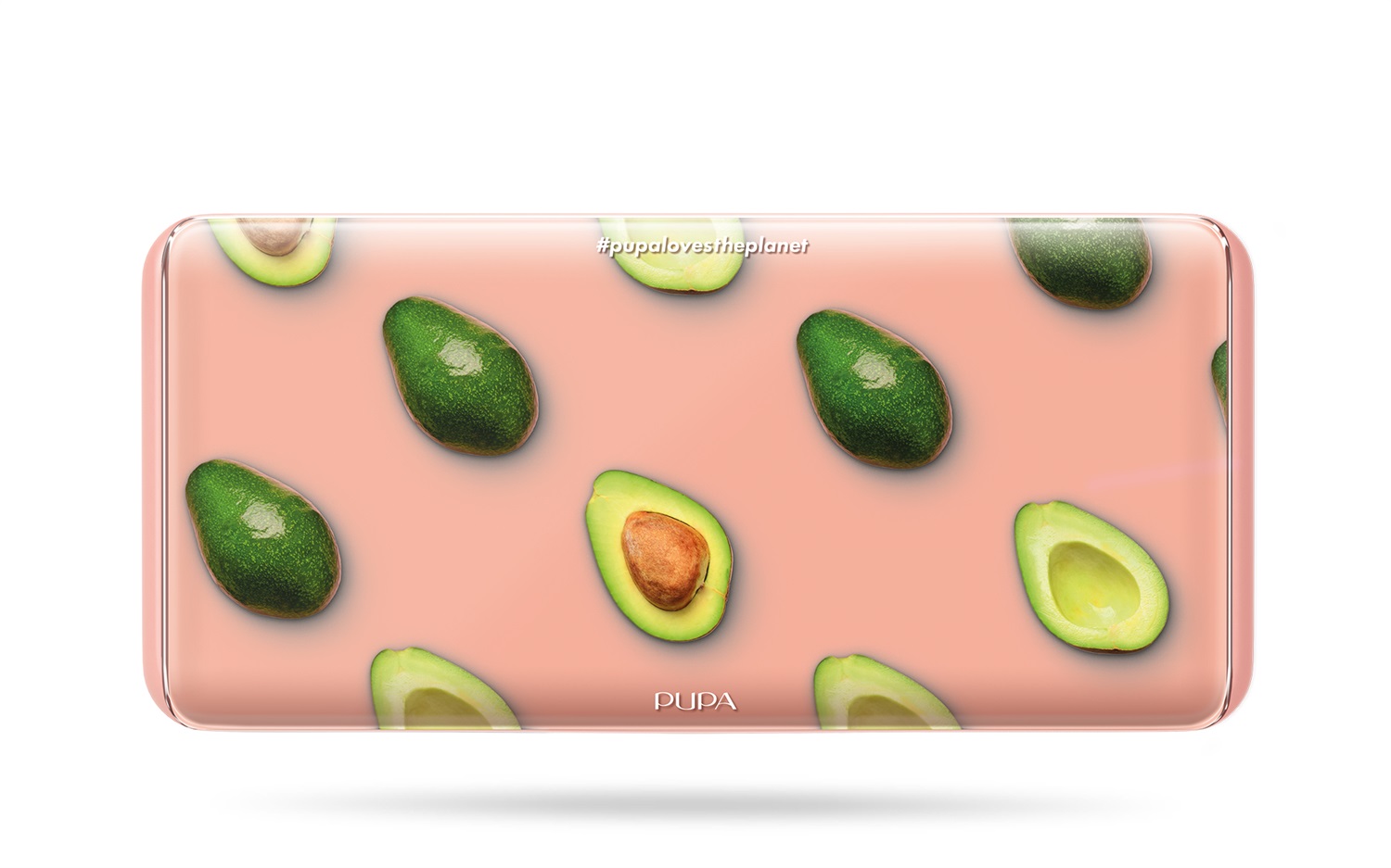 PUPA Milano Palette Food & Fun Large 008 Pink Avocado - Viso e Occhi, 20g, Texture Sensoriali e Packaging Innovativo