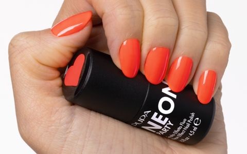 PUPA Neon Party Smalto Effetto Fluo 600 Miami Beach Coral 4.5ml - Finish Luminoso-Brillante