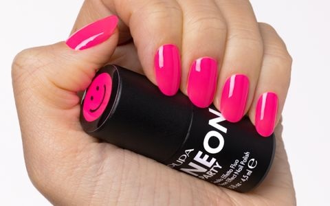 PUPA Neon Party Smalto Effetto Fluo 800 - Ibiza Hot Pink 4.5 ml, Finish Luminoso-Brillante, Effetto Fluorescente