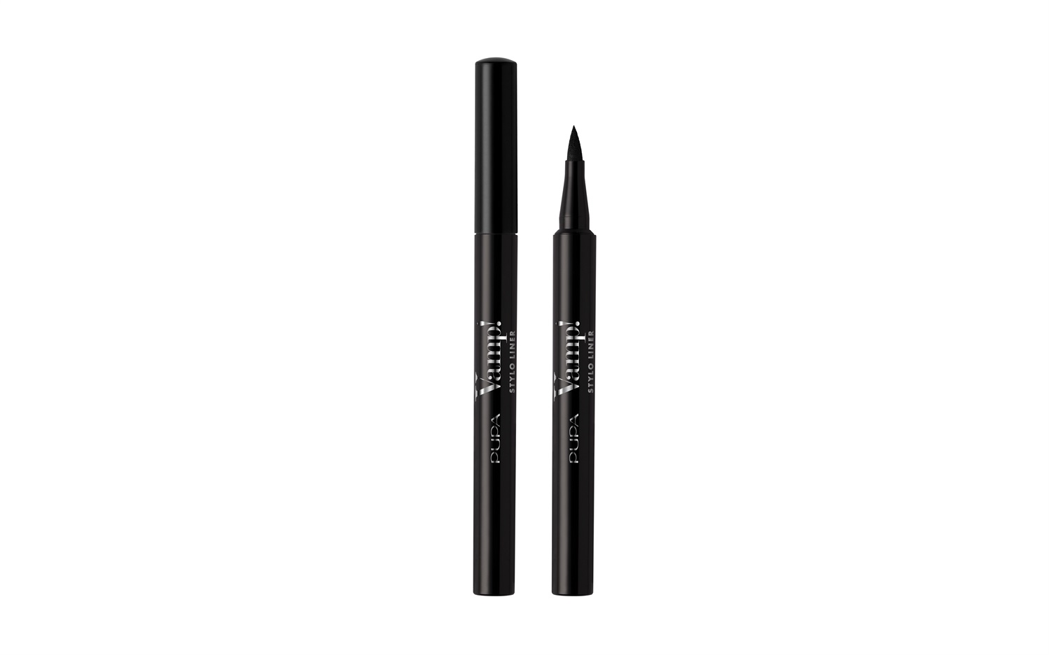 Pupa Vamp! Stylo Liner 100 Black 1.1ml - Eyeliner Pennarello Extra Nero a Lunga Durata