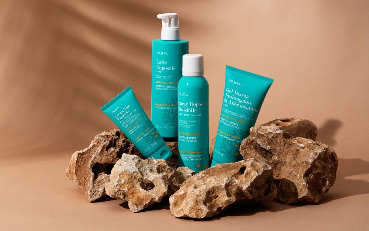 PUPA Milano Doccia Shampoo Prolungatore d'Abbronzatura 200 ml - Formula Biodegradabile con Sun Booster per Corpo e Capelli