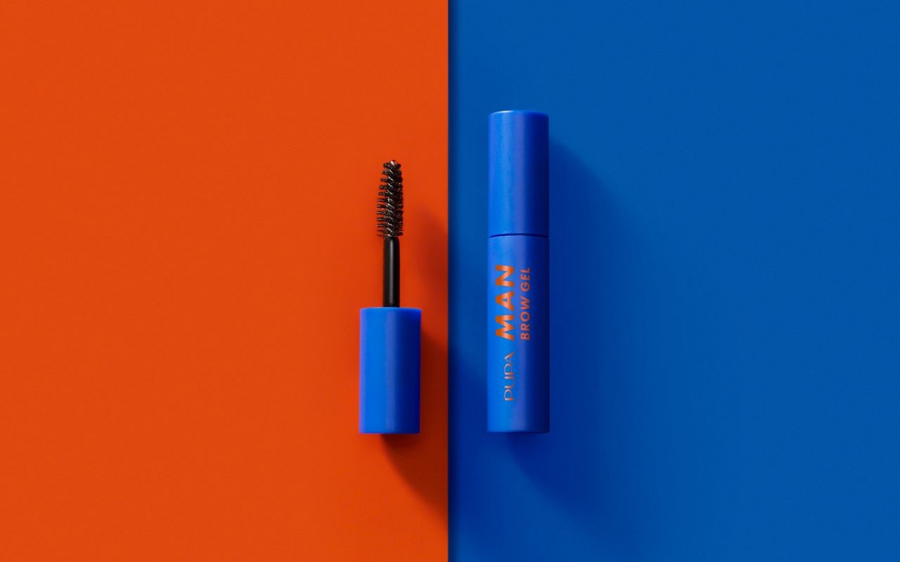 PUPA Man Brow Gel Trasparente per Sopracciglia 5,5 ml - Fissa e Pettina con Finish Naturale