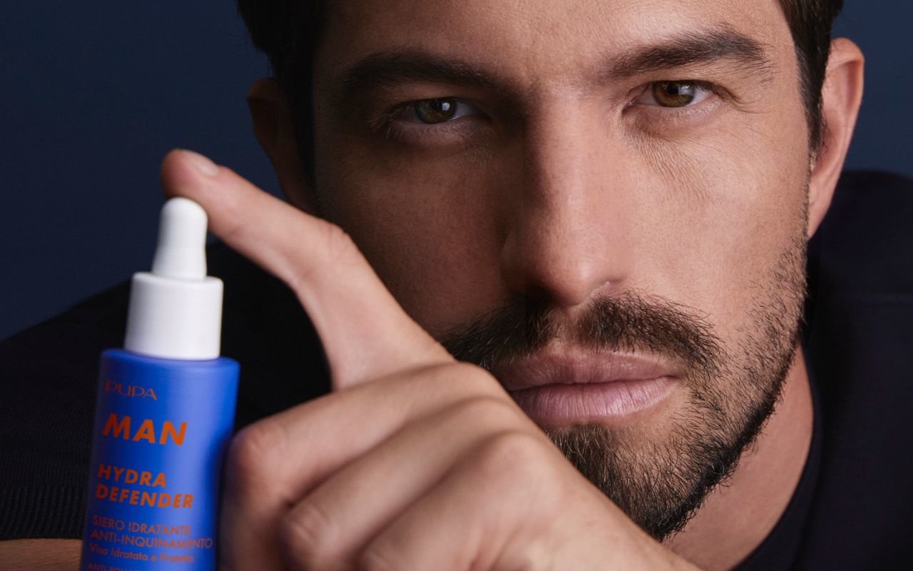 Pupa Hydra Defender Siero Idratante Anti-inquinamento Uomo 30ml - Texture Leggera con Estratto di Alga Rossa e Acido Ialuronico
