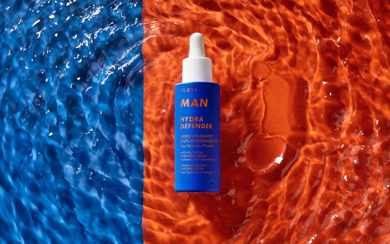 Pupa Hydra Defender Siero Idratante Anti-inquinamento Uomo 30ml - Texture Leggera con Estratto di Alga Rossa e Acido Ialuronico