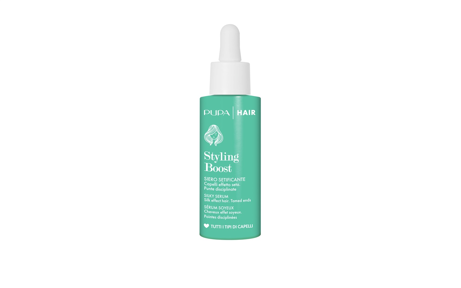 PUPA Milano Styling Boost Siero Setificante 30 ml - Capelli Effetto Seta e Punte Disciplinate