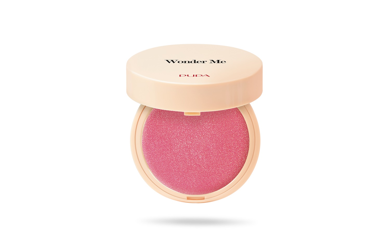 Pupa Milano Wonder Me Blush 006 First Kiss - Fard Viso Effetto Naturale con Acido Ialuronico, Texture Levigante, 4g