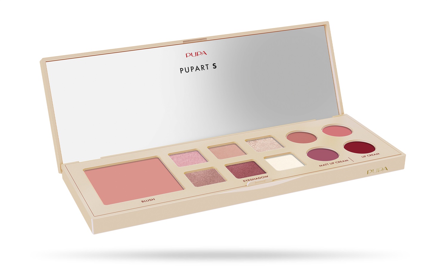 PUPA Milano Pupart S 2023 Palette Viso 001 Nude - Kit Versatile per il Trucco