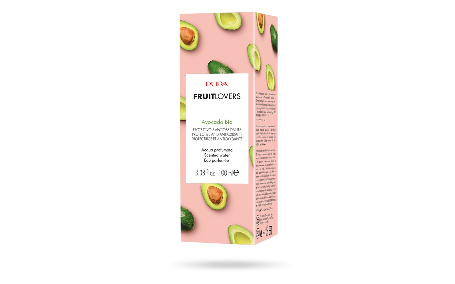 Pupa Fruit Lovers Acqua Profumata Avocado Bio 100ml - Protettivo e Antiossidante
