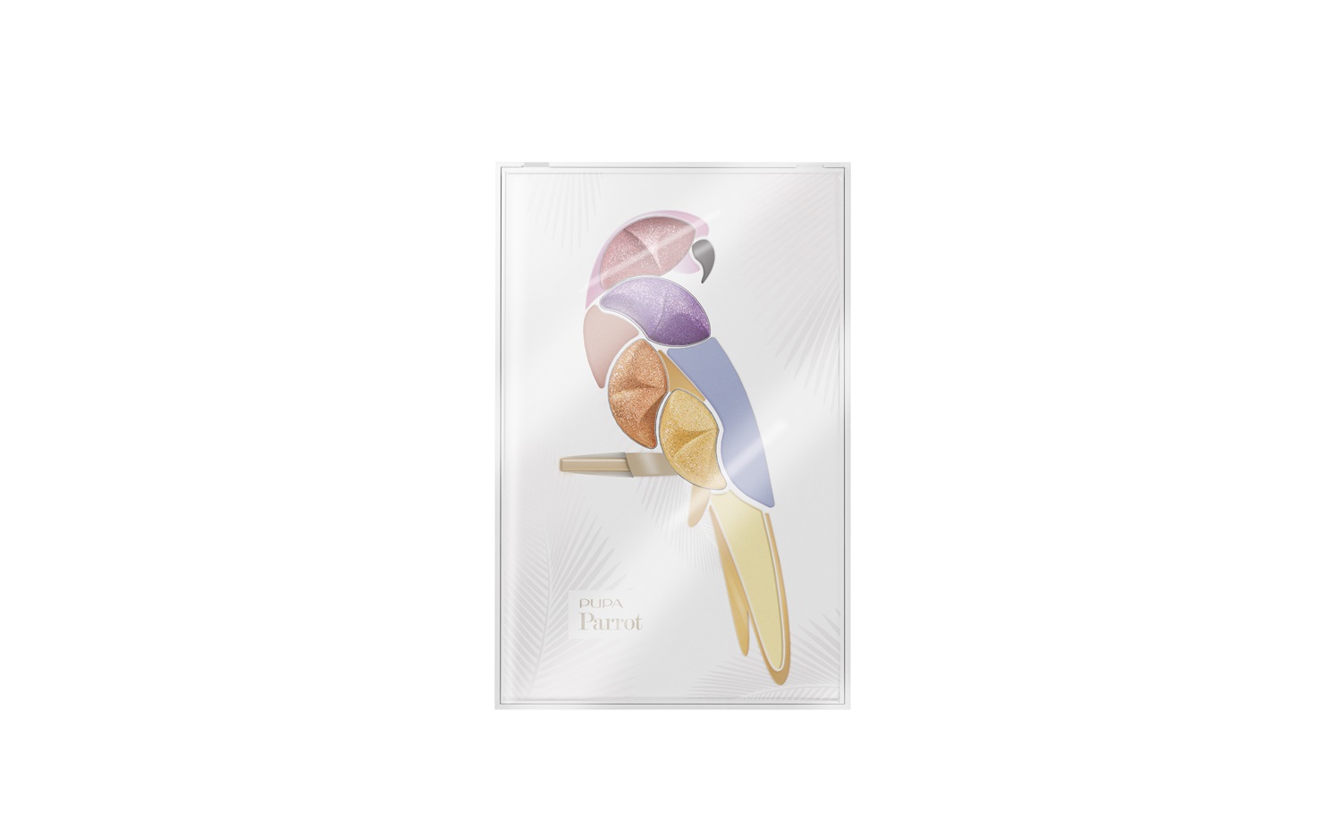 PUPA Milano Palette Parrot 001 Samba - Cofanetto Make-up con 4 Ombretti Compatti e 3 Ombretti in Crema