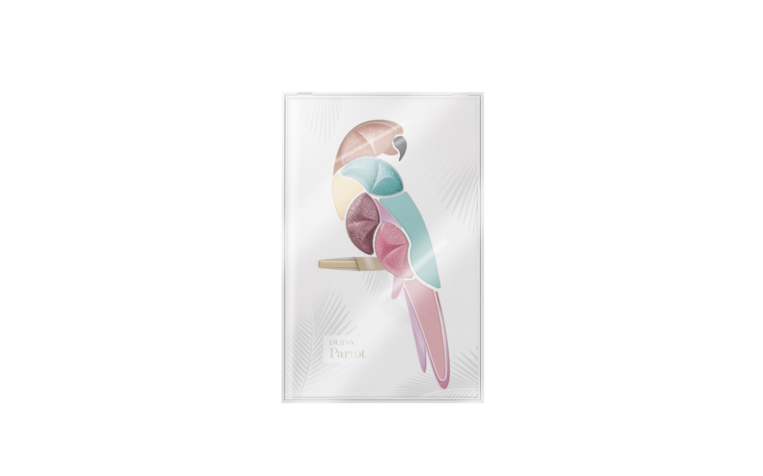 Pupa Palette Parrot N. 002 Bahia - Cofanetto Make-up con 4 Ombretti Compatti e 3 Ombretti in Crema