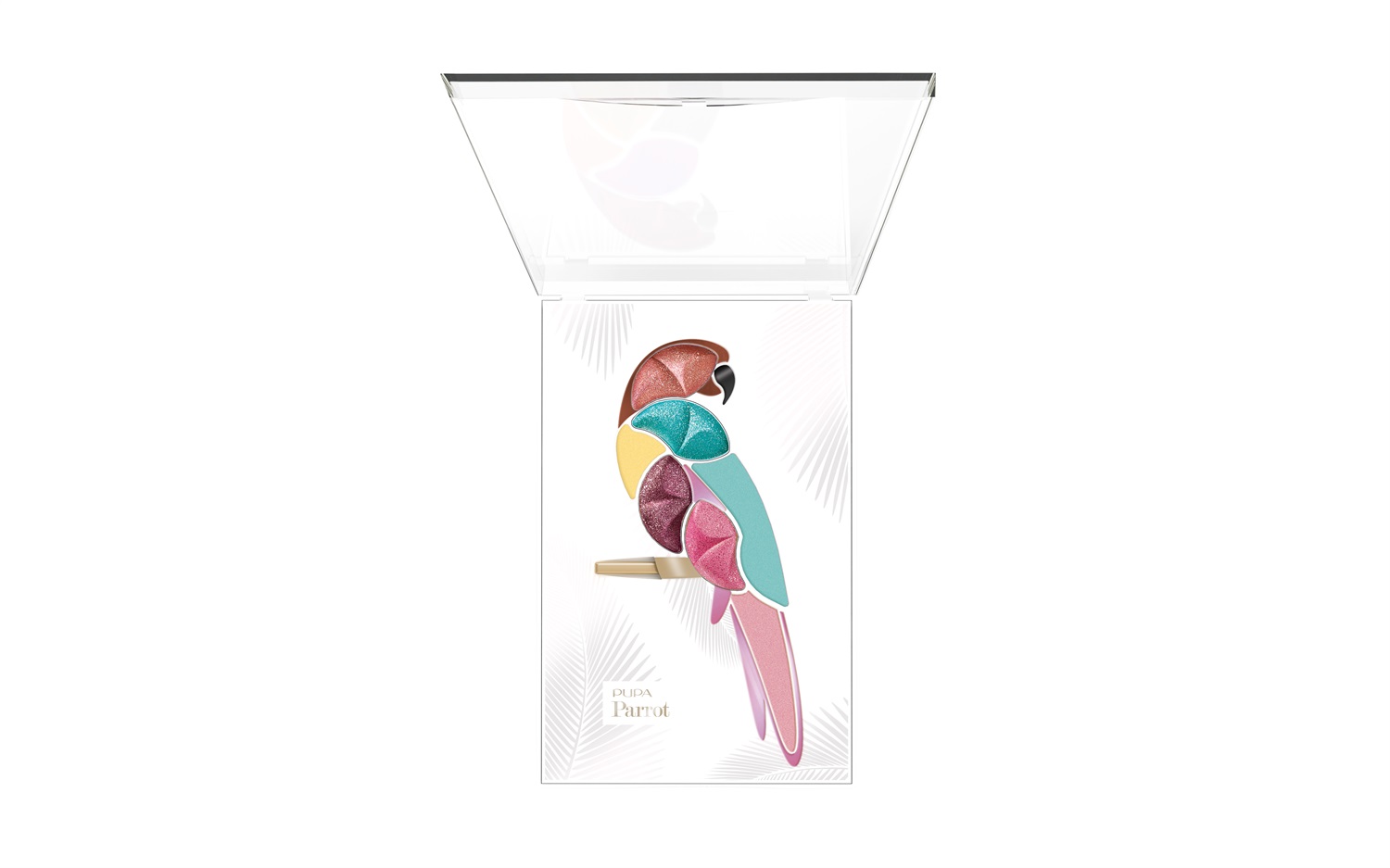 Pupa Palette Parrot N. 002 Bahia - Cofanetto Make-up con 4 Ombretti Compatti e 3 Ombretti in Crema