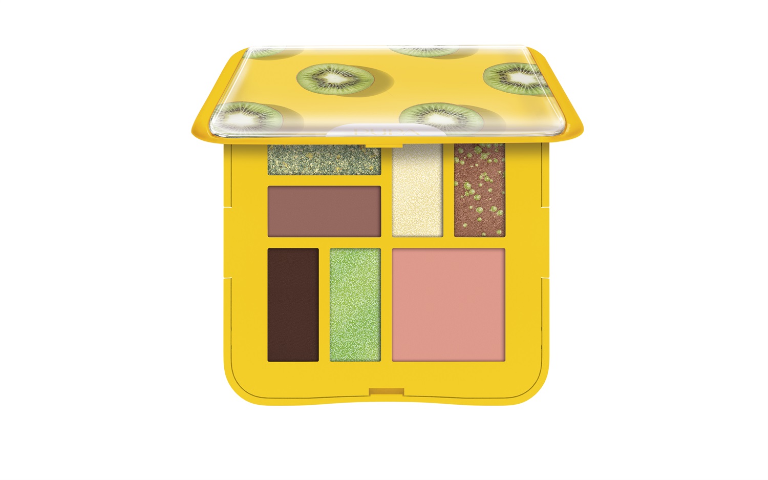 PUPA Milano Palette S Breakfast Lovers 008 Green Booster - Palette multifinish 8g con texture Matt & Satin, ingredienti naturali e packaging innovativo