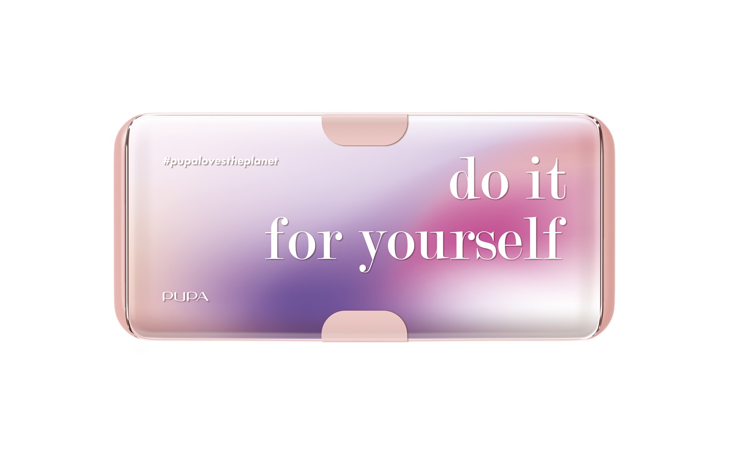 PUPA Palette M Life In Color 001 Apricot - 7 Ombretti Matt & Satin, 1 Fard, 3 Special Effect, Formule Clean, Packaging Innovativo