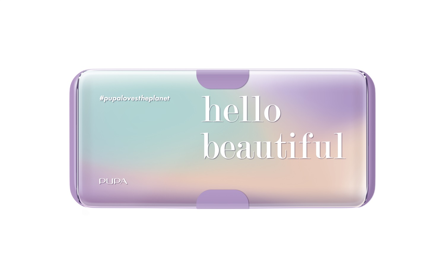 PUPA Milano Palette M Life In Color 002 Lilac - Palette multifinish con 7 Ombretti, 1 Fard e 3 Special Effect, 12g