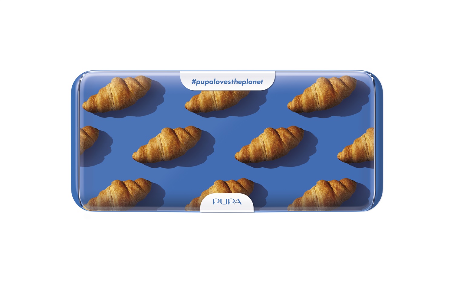 PUPA Milano Palette M Breakfast Lovers 007 Croissant - 7 Ombretti Matt & Satin, 1 Fard, 3 Special Effect, Packaging Innovativo