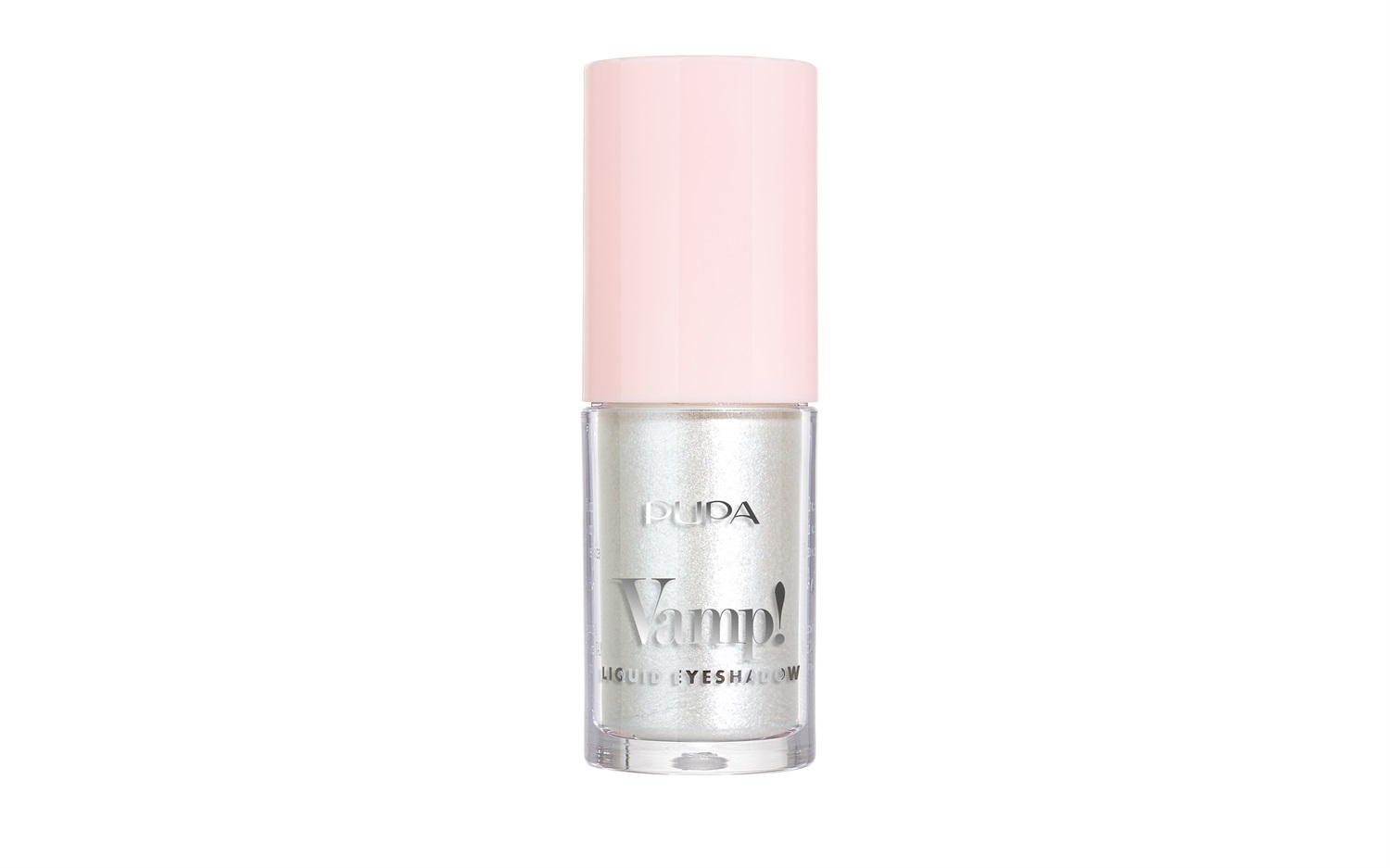 PUPA Vamp! Liquid Eyeshadow 001 Snow 4 ml - Ombretto Liquido Scintillante con Lunga Tenuta e Facile Applicazione
