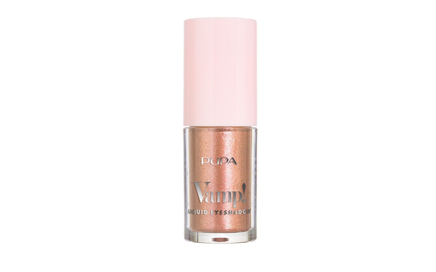 PUPA Milano Vamp! Liquid Eyeshadow 008 Copper - Ombretto Liquido Scintillante, Lunga Tenuta, Facile Applicazione, 4 ml