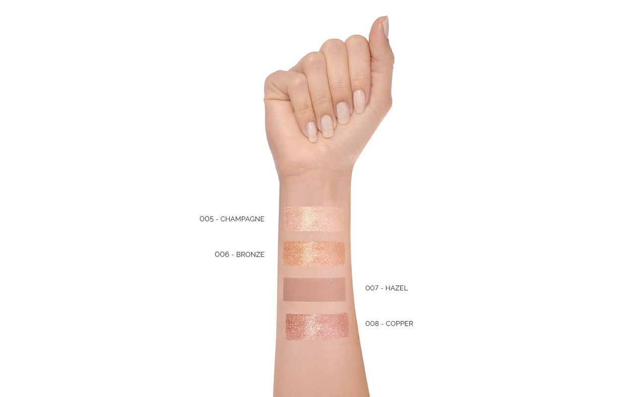 PUPA Milano Vamp! Liquid Eyeshadow 008 Copper - Ombretto Liquido Scintillante, Lunga Tenuta, Facile Applicazione, 4 ml
