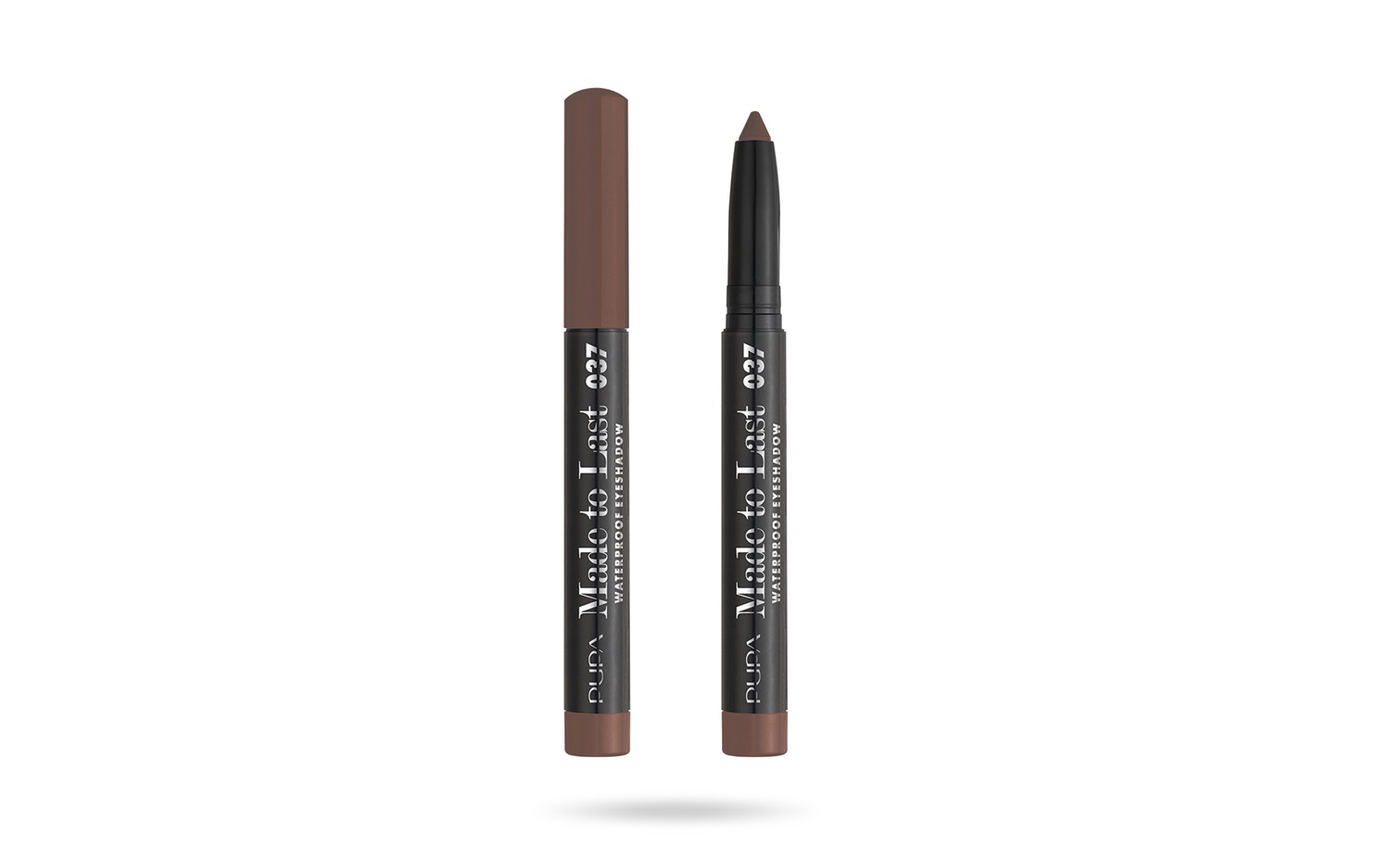 Pupa Made to Last Waterproof Eyeshadow 037 - Intense Taupe, Ombretto in Stick, Waterproof, Colore Vibrante e Luminoso