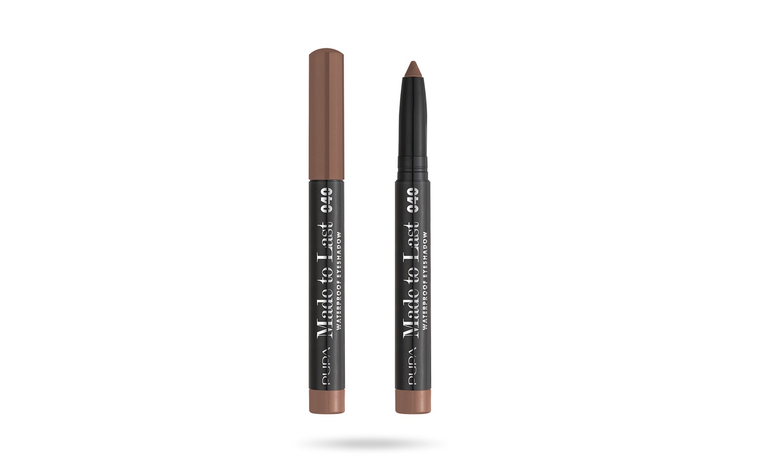 Pupa Made To Last Waterproof Eyeshadow Ombretto Stick 040 Medium Taupe - Colore Vibrante e Luminoso, Facile da Applicare
