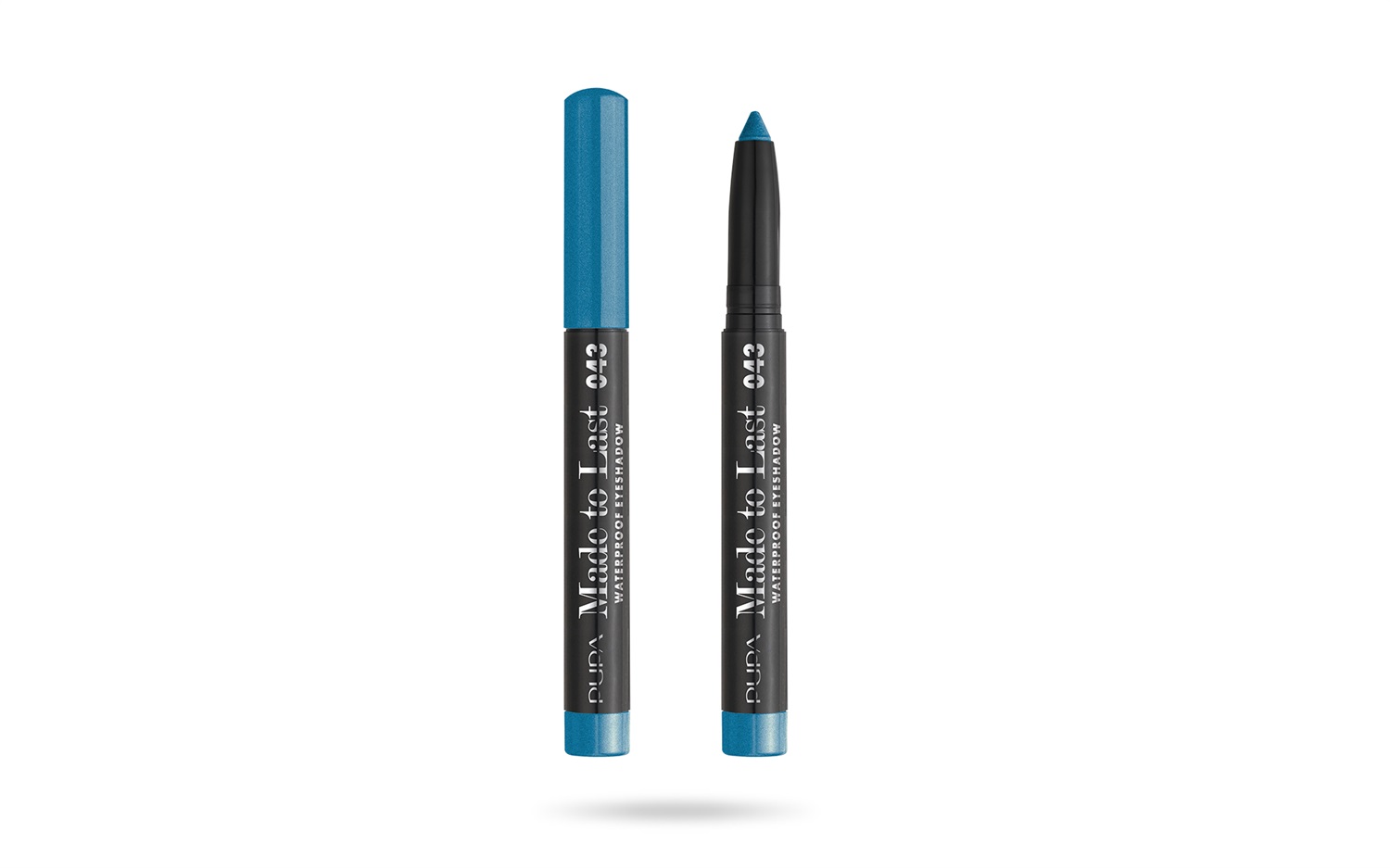 Pupa Made To Last Waterproof Eyeshadow 043 Sky Blue - Ombretto in Stick Cremoso e Luminoso