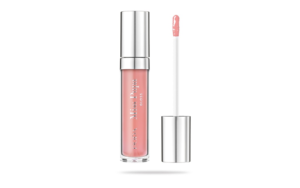 PUPA Miss Pupa Gloss 401 Lovely Pink - Lucidalabbra Ultra Brillante 5ml con Effetto Volume Immediato e Texture in Gel