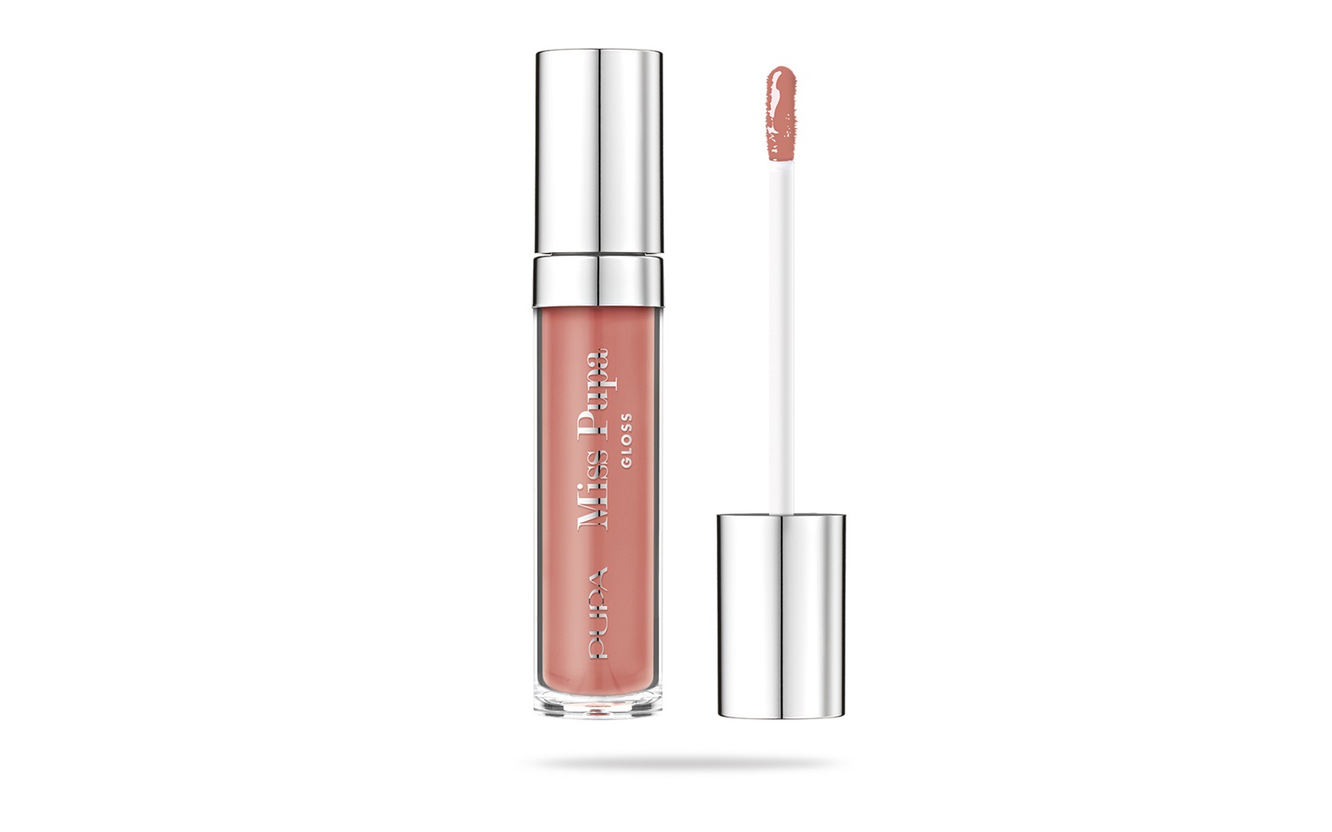 PUPA Miss Pupa Gloss 405 Blush Nude - Lucidalabbra Ultra Brillante, Effetto Volume Immediato, 5ml