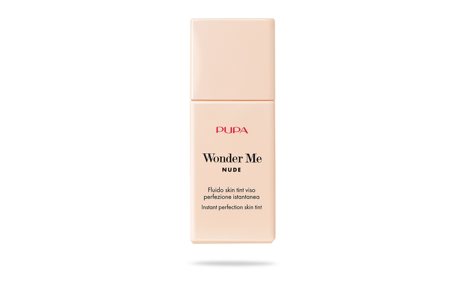 Pupa Wonder Me Nude Fluido Skin Tint 020 Almond 30ml - Copertura Leggera e Naturale, Effetto Seconda Pelle