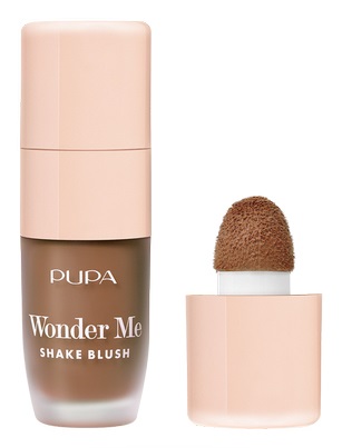 Pupa Wonder Me Shake Blush Liquido 006 Cuba Libre - 5,5 ml, Texture WATER CREAM, Finish Dewy