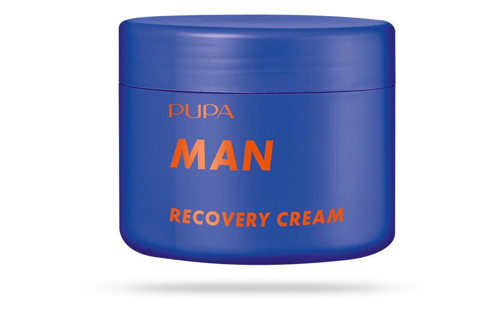 Pupa Man Recovery Cream - Crema Rigenerante e Idratante 50 ml per Pelle Secca e Irritata