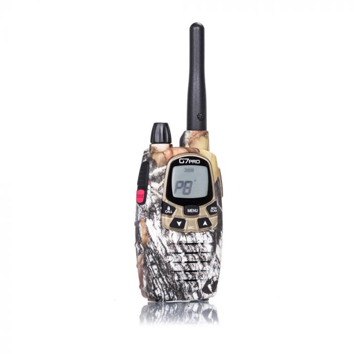 Midland G7 PRO Ricetrasmittente Walkie Talkie Mimetico - Dual Band 16 Canali PMR446 e 69 Canali LPD, 4 Batterie Ricaricabili Ni-MH AA