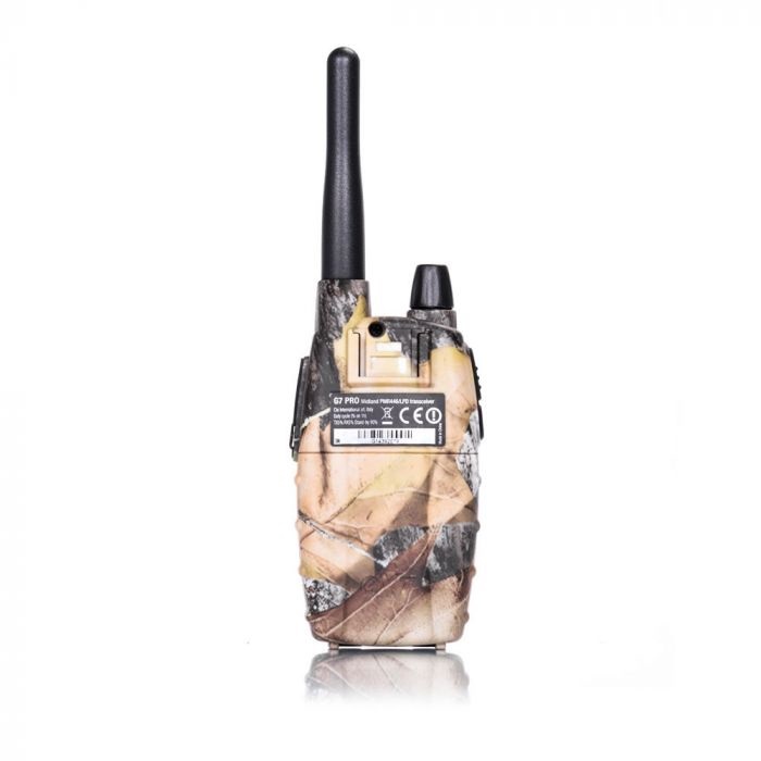 Midland G7 PRO Ricetrasmittente Walkie Talkie Mimetico - Dual Band 16 Canali PMR446 e 69 Canali LPD, 4 Batterie Ricaricabili Ni-MH AA