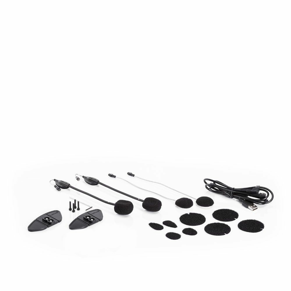 Midland BTX1 Pro S Interfono Bluetooth da Moto Doppio con Hi-Fi Speaker, Modalità Conferenza fino a 4 Persone, Portata 800 m