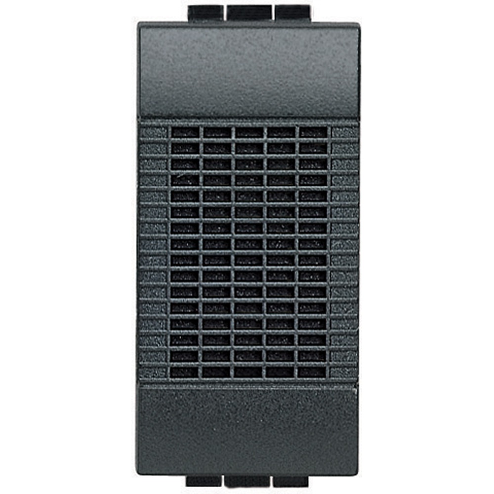 Bticino Ronzatore Antracite 230V 8VA/12VA 80dB - Modulo Avvisatore Acustico Living Light L4356/230
