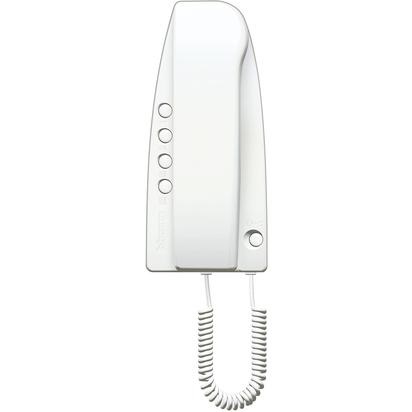 BTicino 334202 Citofono Sprint - Compatibile con Impianti Analogici e Digitali, Pulsante Apertura Serratura, Volume Regolabile, Installazione da Parete, Colore Bianco