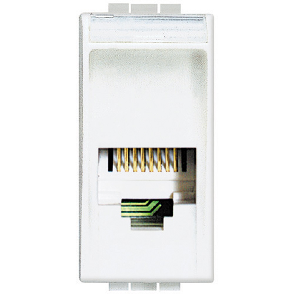 Bticino N4258/11N Presa Telefonica RJ11 Bianco - Serie Living Light