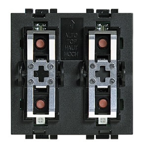 Bticino L4652/2 Comando Speciale per Carichi Singoli e Doppi, Nero, 2 Moduli con Temporizzazione