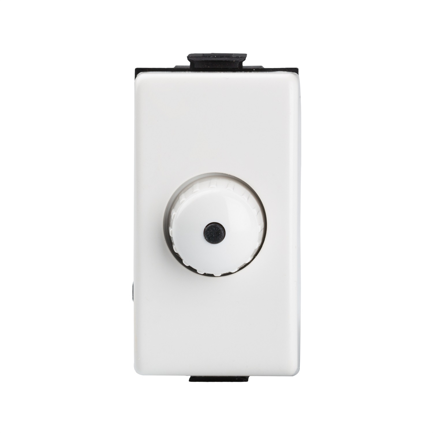 BTicino AM5702 Dimmer a manopola con deviatore 60-500W Bianco - Tecnologia MOS-FET, Fusibile incorporato