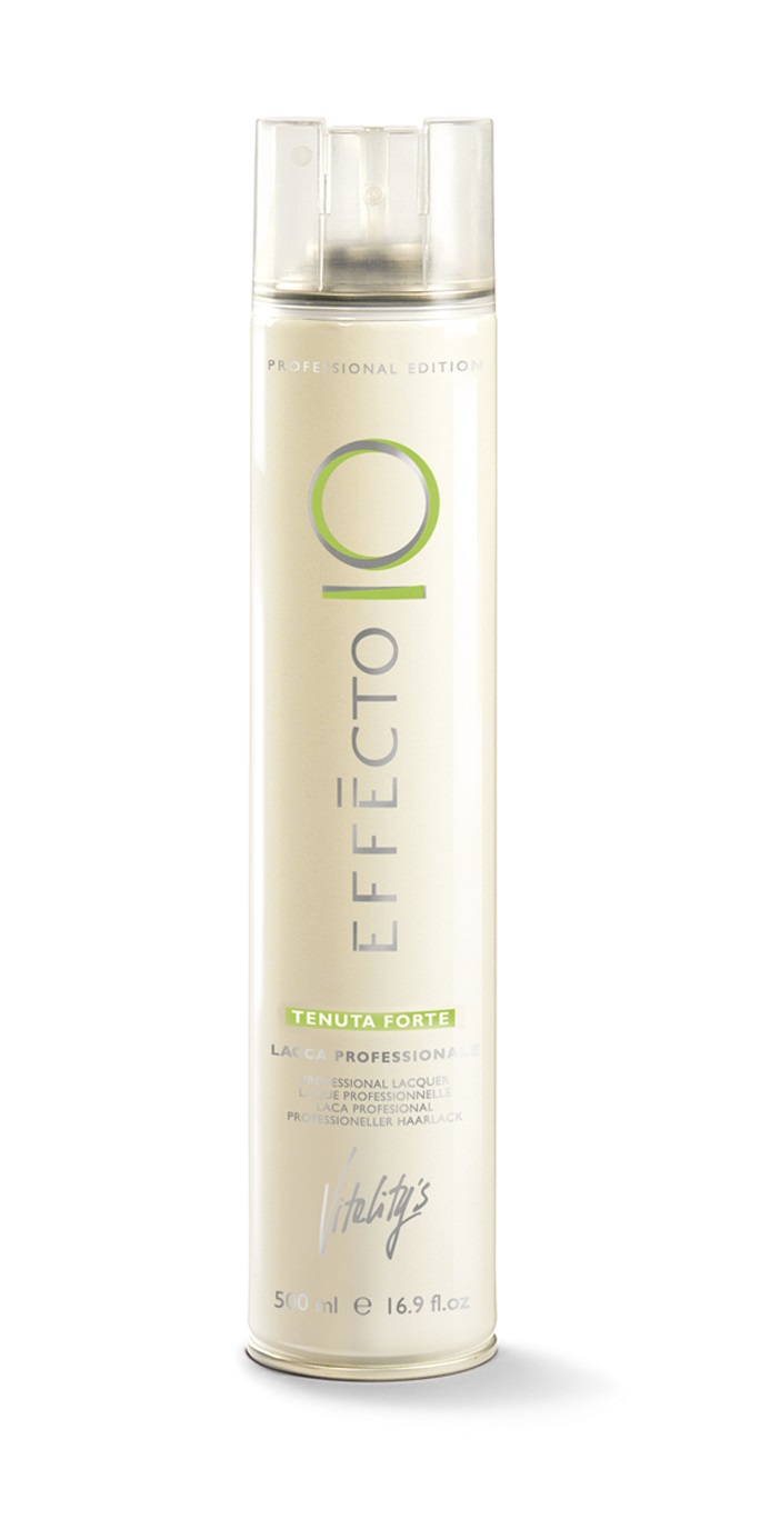 Vitality's Effecto Lacca Professionale Spray 500 ml - Tenuta Forte per Capelli