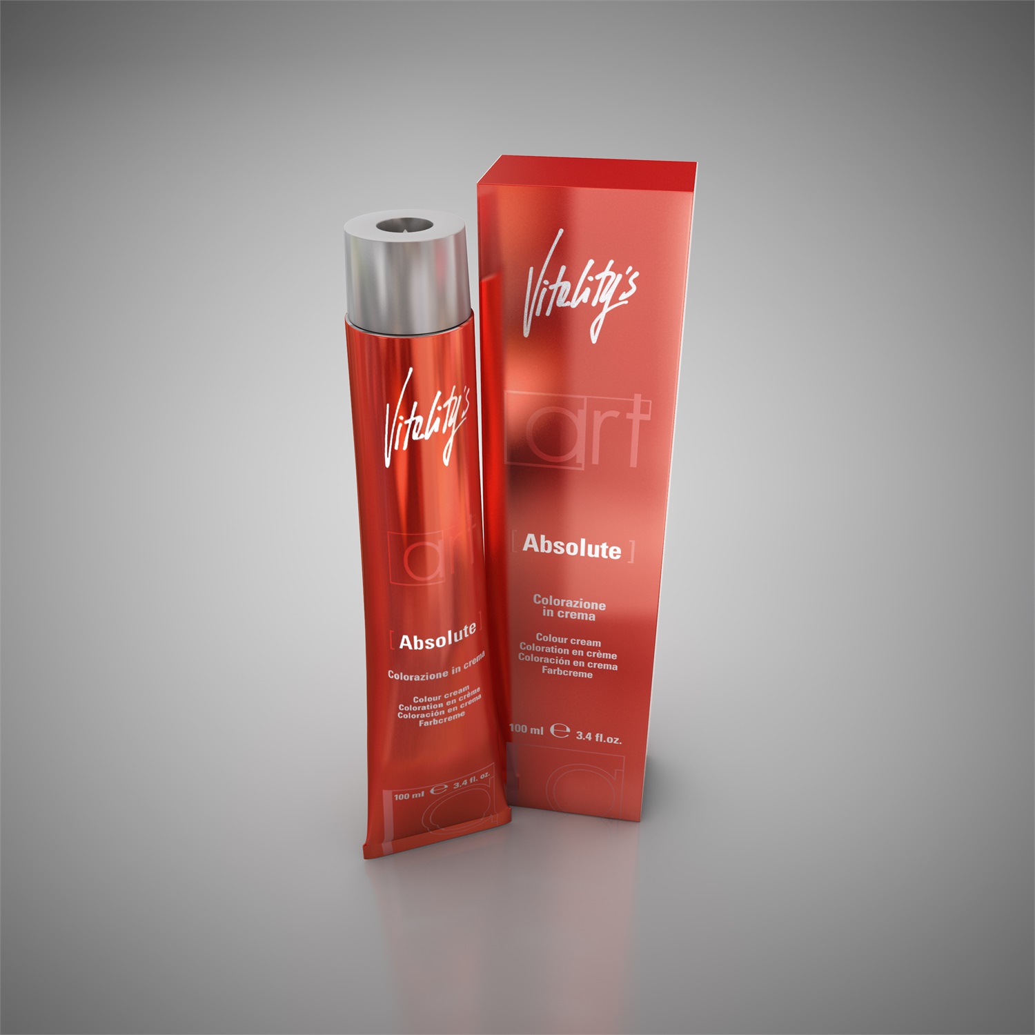 Vitality's Art Absolute 9/13 Tinta per Capelli Biondo Chiarissimo Cenere Dorato 100 ml - Unisex, Per Tutti i Tipi di Capelli