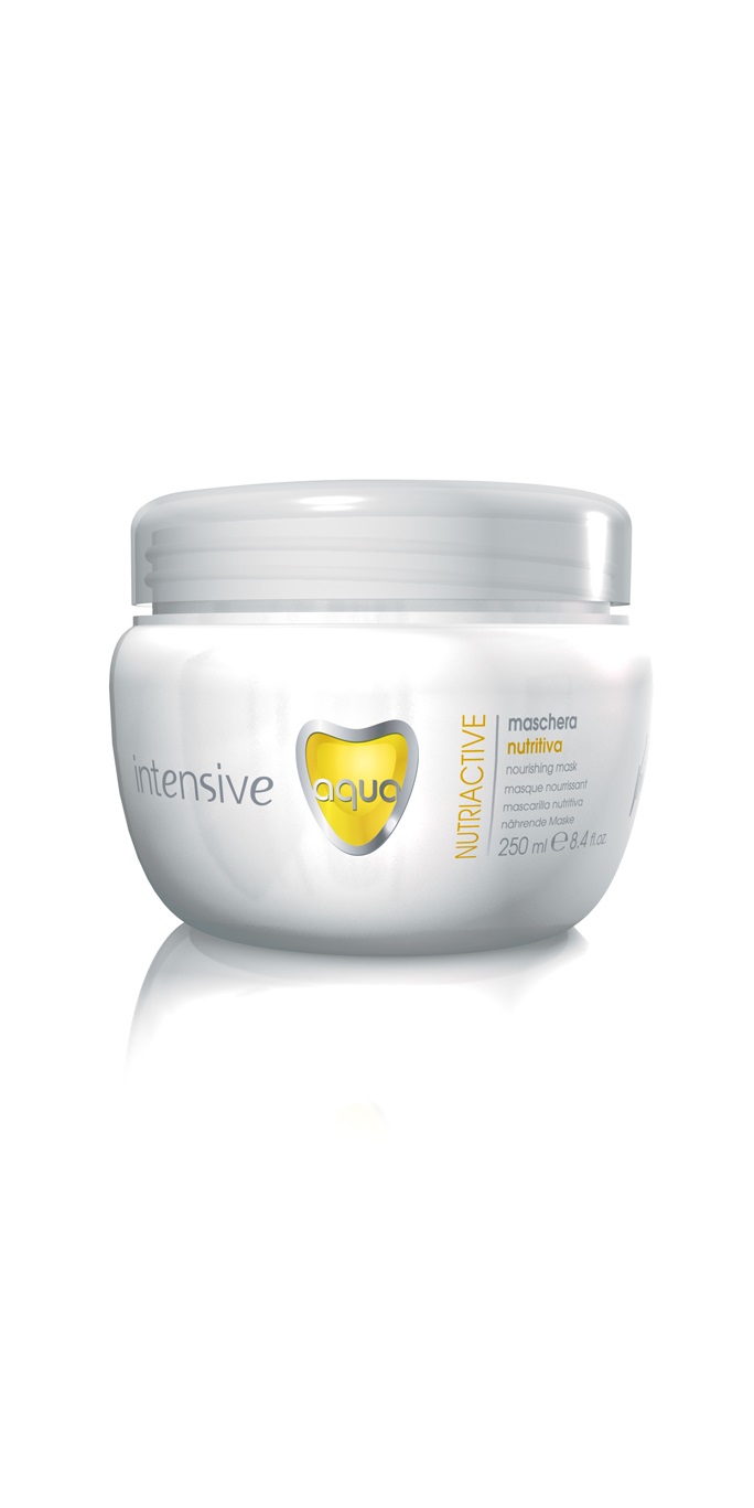 Vitality's Intensive Aqua Nutriactive Maschera Nutritiva 250 ml - Idratante e Nutriente per Capelli Secchi e Spessi con D-pantenolo e Olio di Zafferanone
