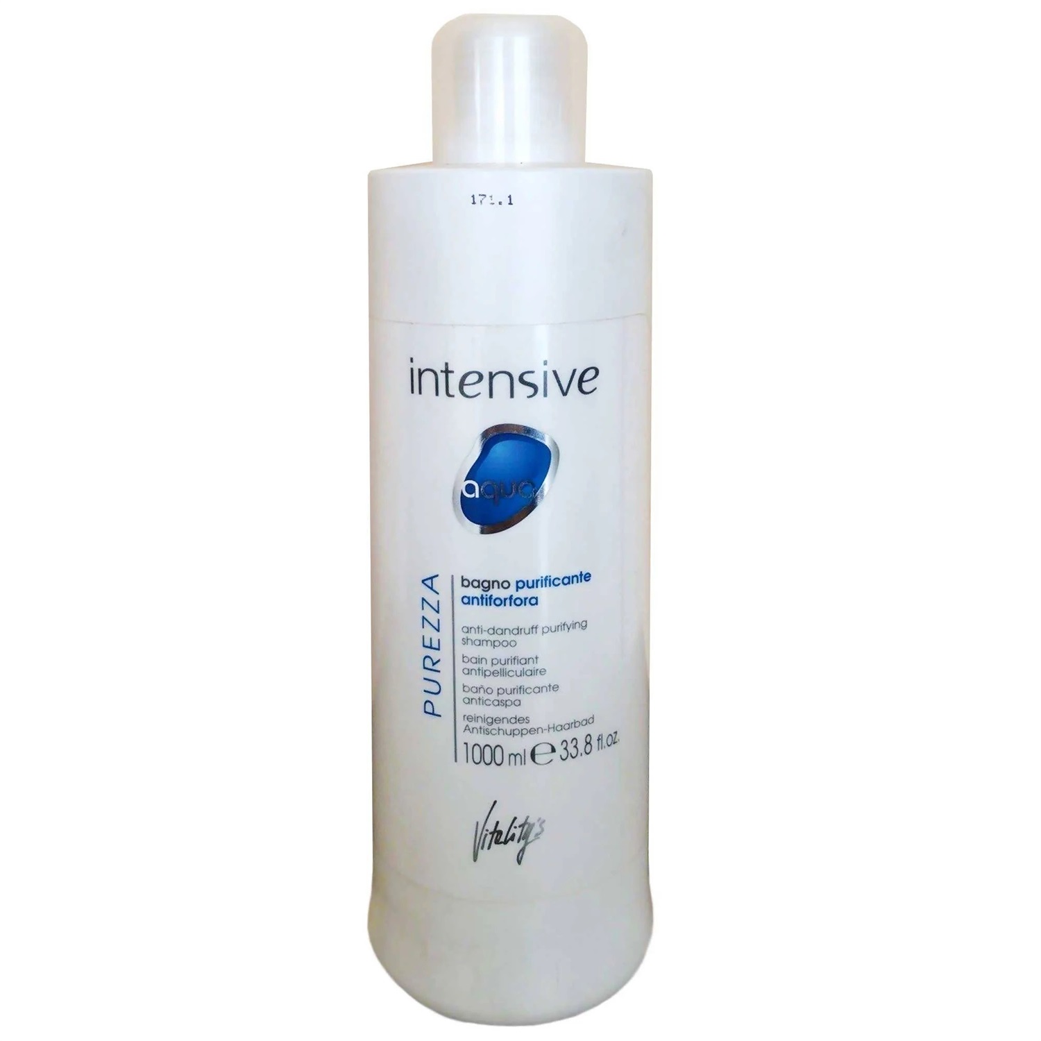 Vitality'S Intensive Aqua Bagno Antiforfora 1000ml - Purificante, Rinfrescante ed Emolliente per Donna