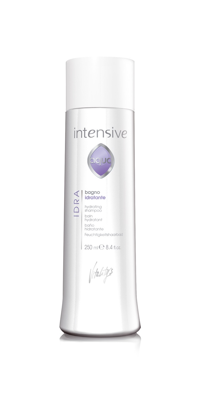 Vitality's Intensive Aqua Idra Bagno Shampoo Idratante 250 ml per Capelli Delicati