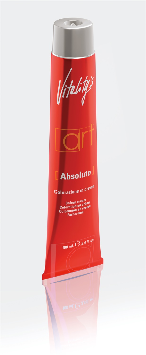 Vitality's Art Absolute 1001 Tinta per Capelli Superschiarente Cenere 100 ml - Biondo, Unisex, Per Tutti i Tipi di Capelli, Protezione e Shine