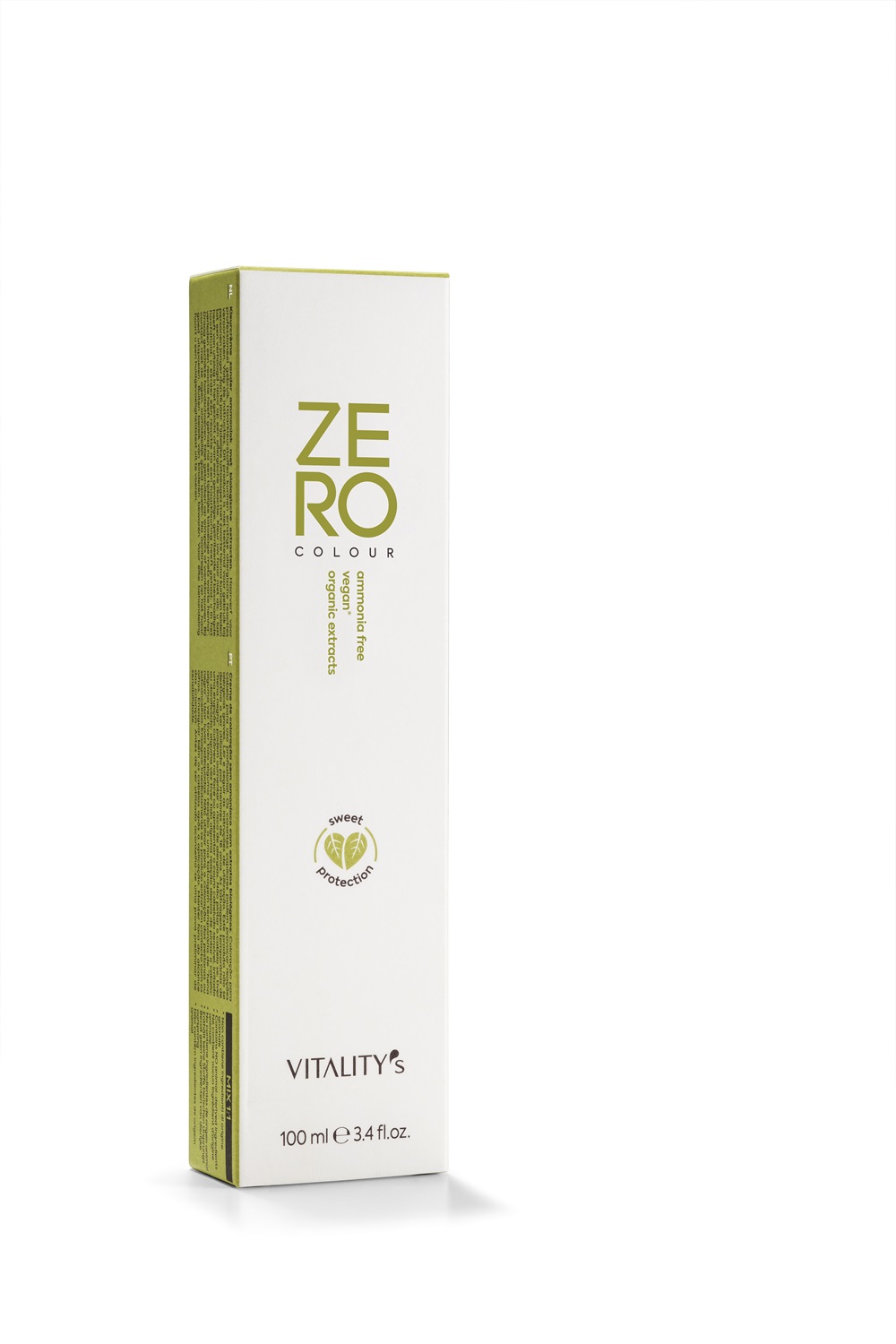 Vitality's Zero Vegan Colore per Capelli 7/1 Biondo Cenere 100 ml - Unisex, Per Tutti i Tipi di Capelli