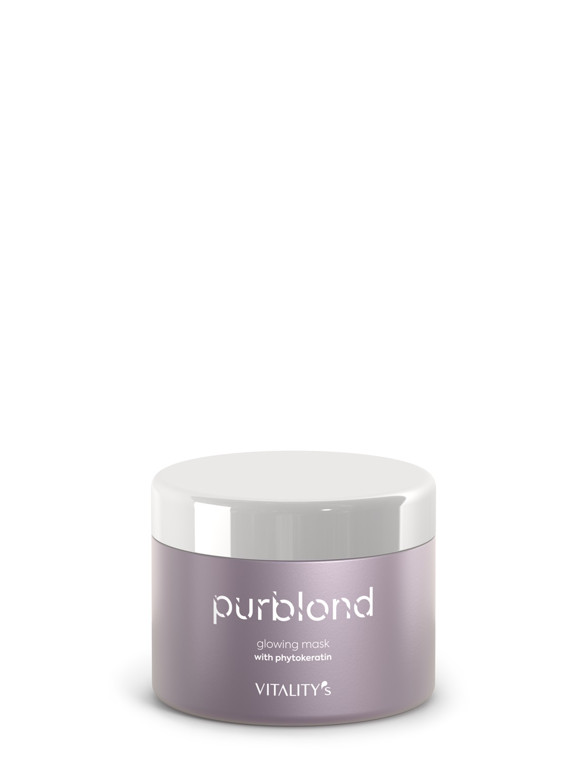 Vitality's Purblond Maschera 200 ml - Per Capelli Biondi e Colorati, Unisex, Protezione del Colore, Elasticità, Shine, Setificante con Burro di Murumuru