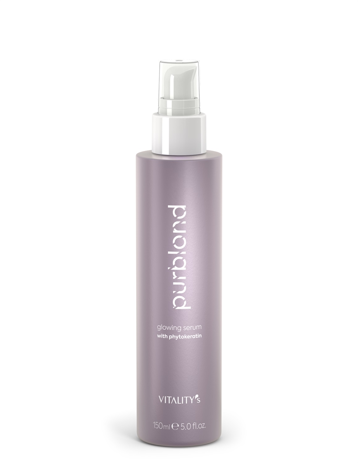 Vitality's Purblond Glowing Siero 150 ml - Siero per capelli biondi e colorati, Unisex, Protezione e Shine