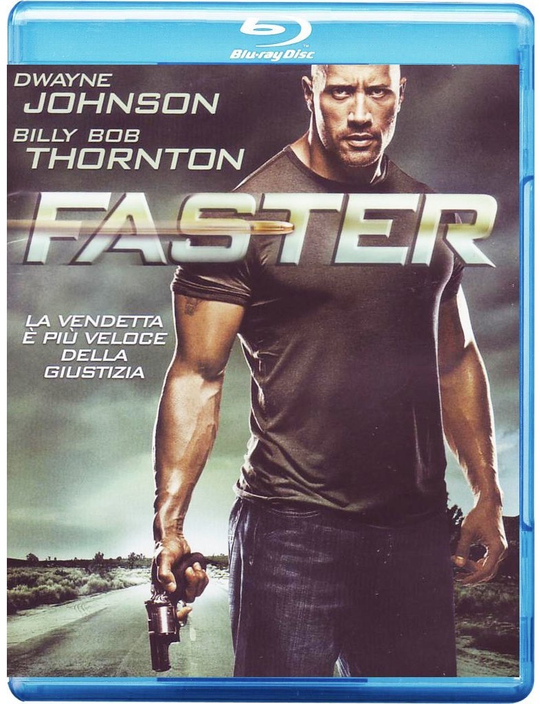 Sony Pictures Blu-Ray Faster (2010) - Film d'Azione con Dwayne Johnson, Billy Bob Thornton, Maggie Grace e Tom Berenger - Nuovo