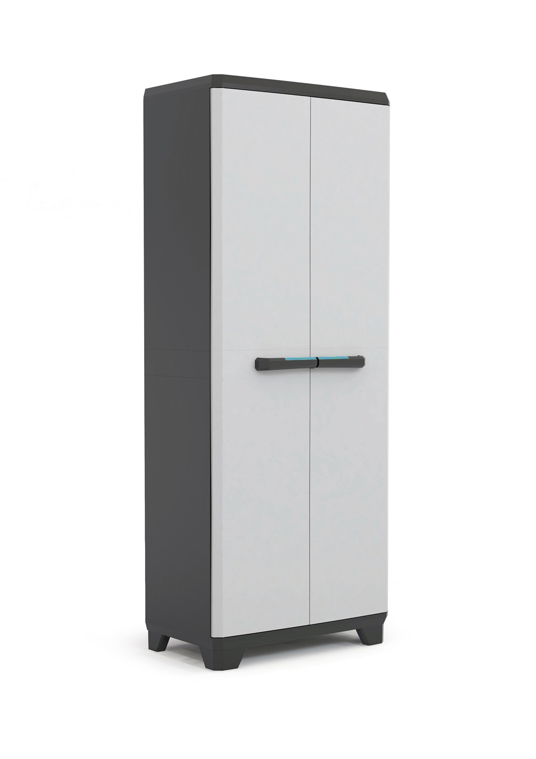 Keter Armadio Linear Alto con 3 Ripiani Regolabili Grigio 68x39x173 cm